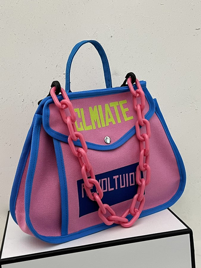 Color Piping Messenger Bag X1479