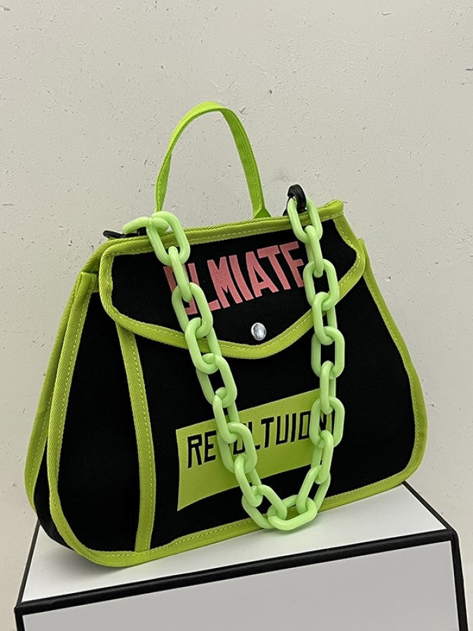Color Piping Messenger Bag X1479