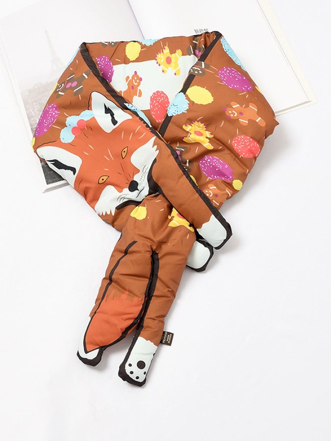 Animal Cotton Scarf X1971