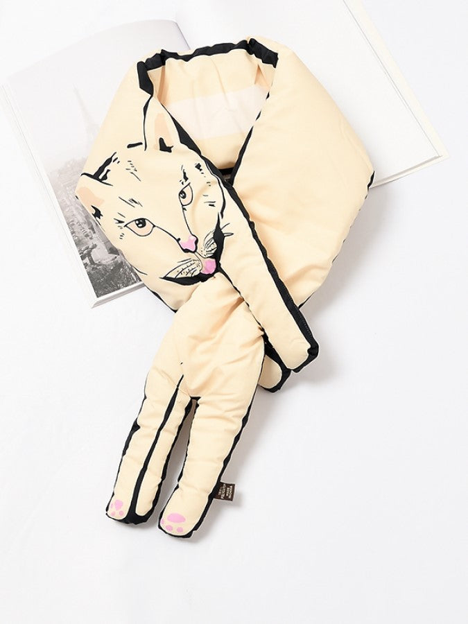 Animal Cotton Scarf X1971