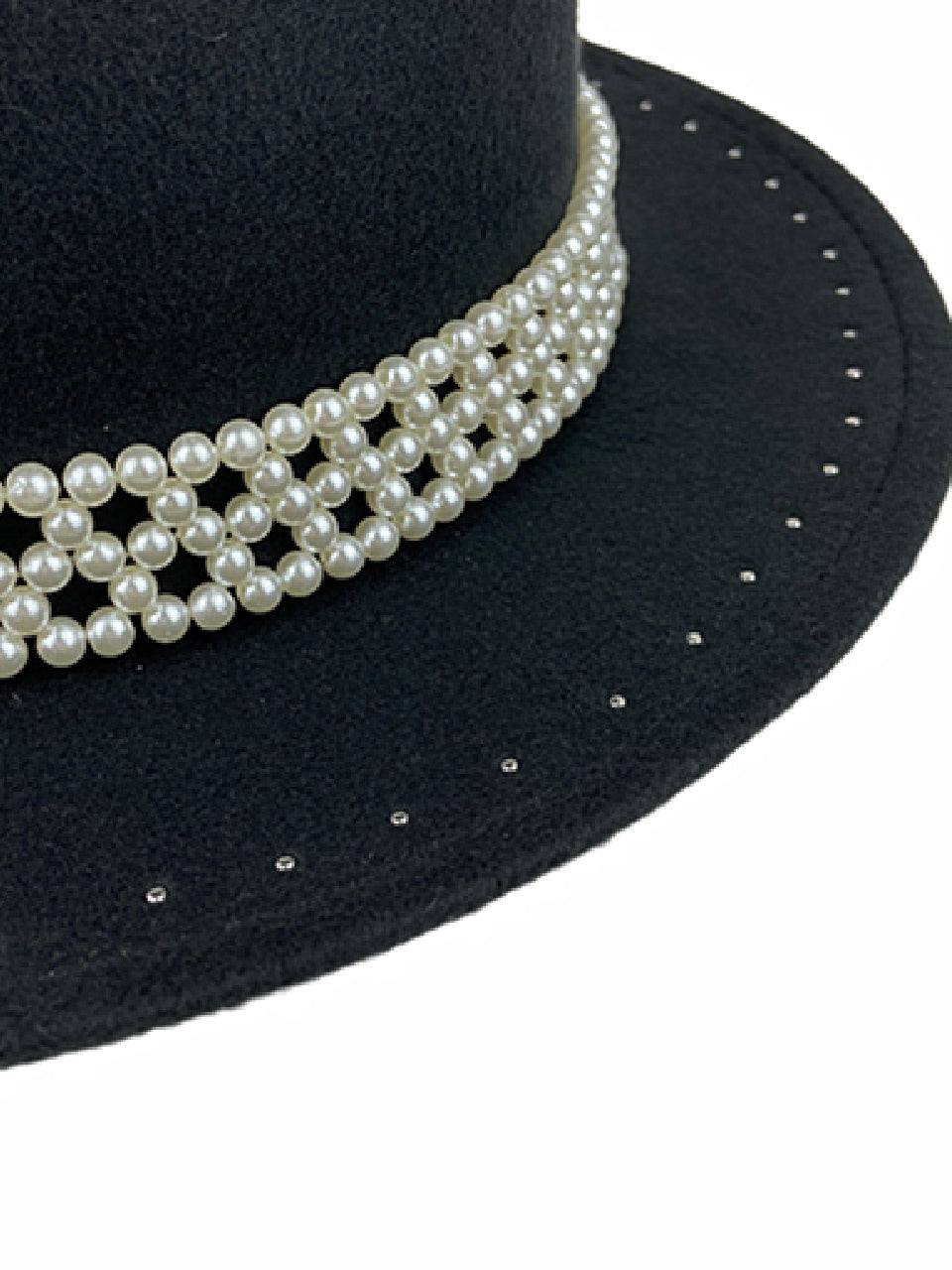 Pearl Flat Brim Hat X251