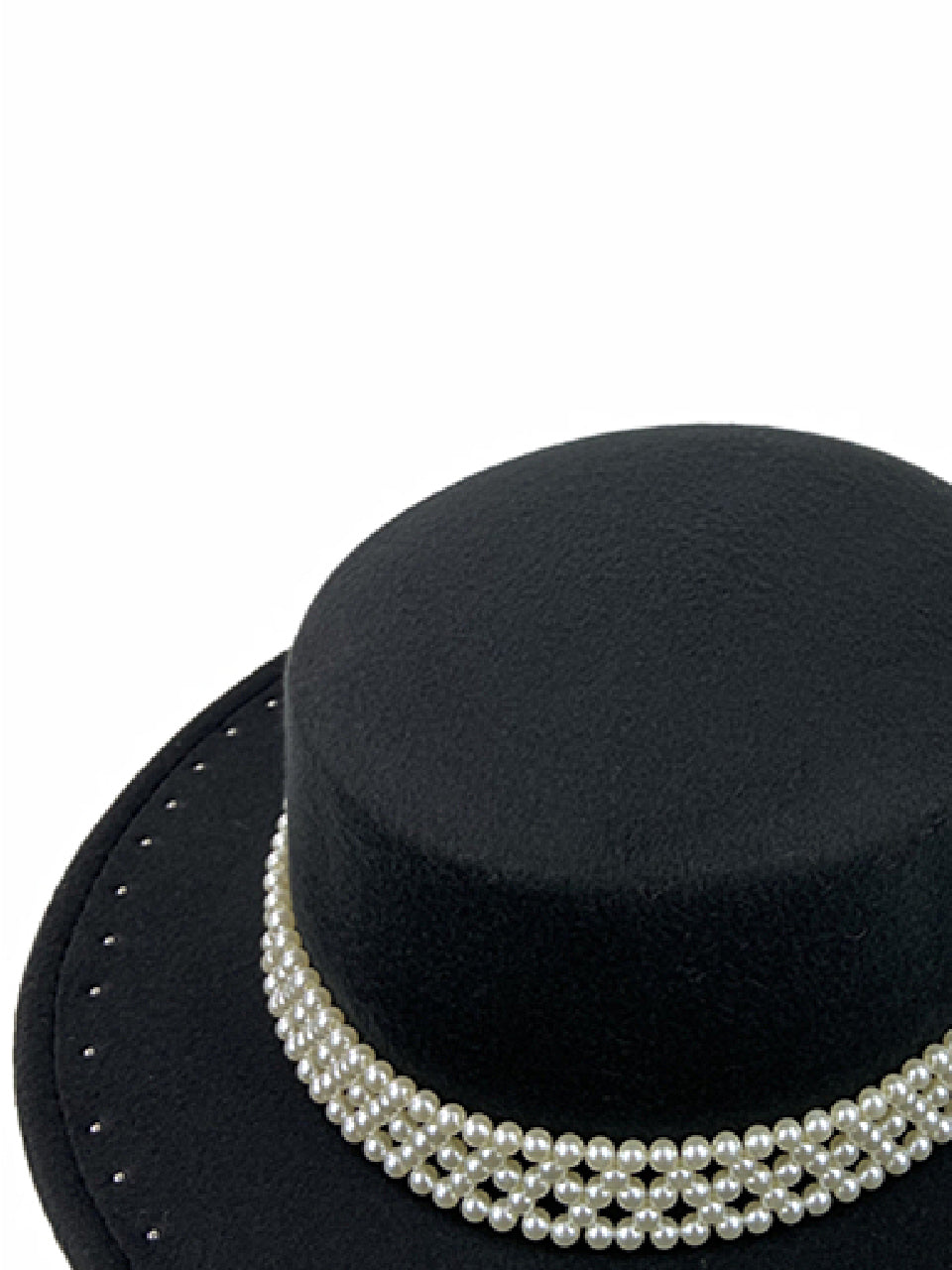 Pearl Flat Brim Hat X251