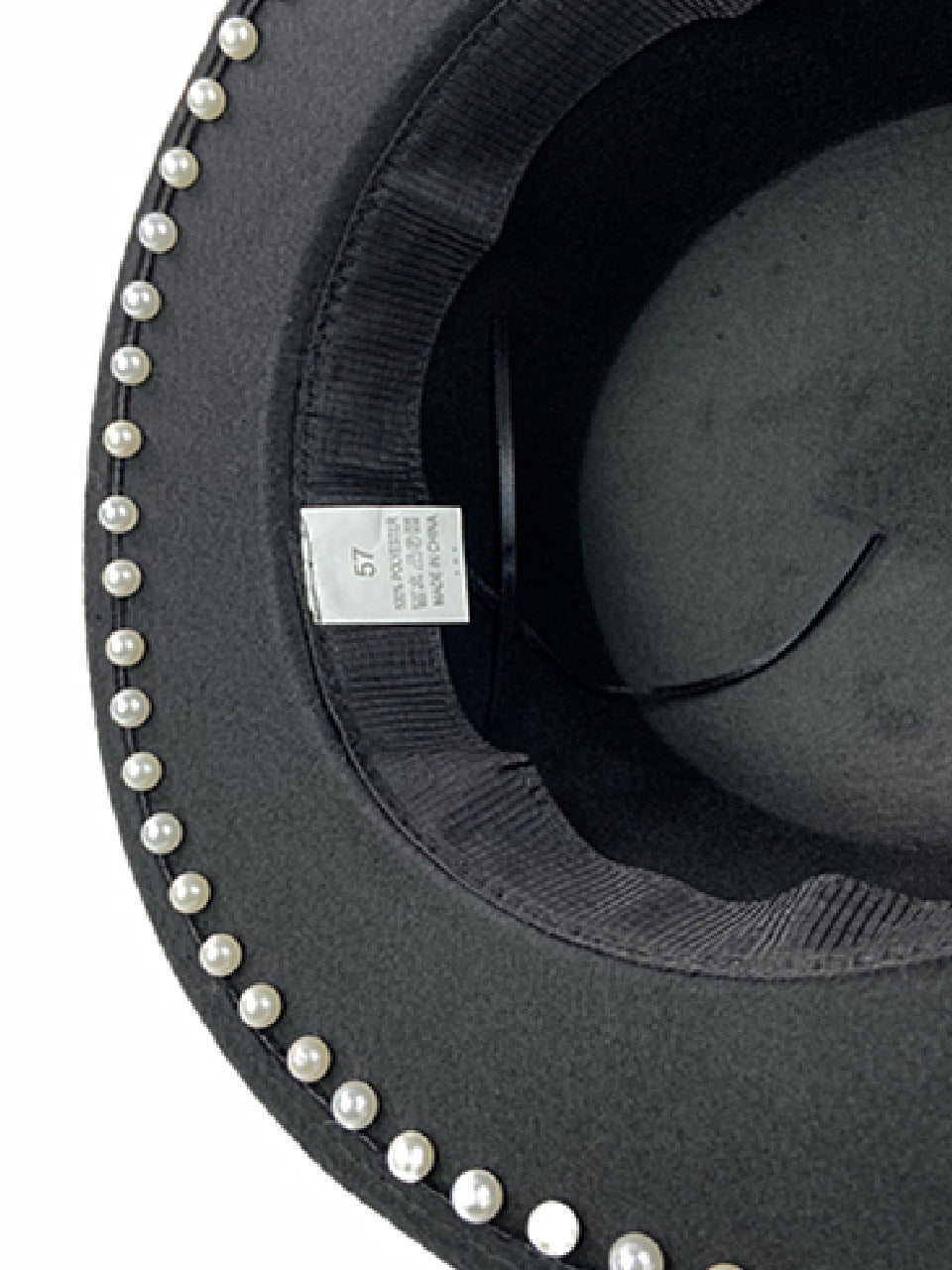 Pearl Flat Brim Hat X251