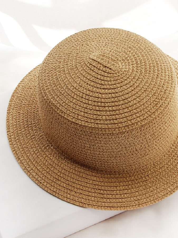 Vivid Flat Top Straw Hat X459
