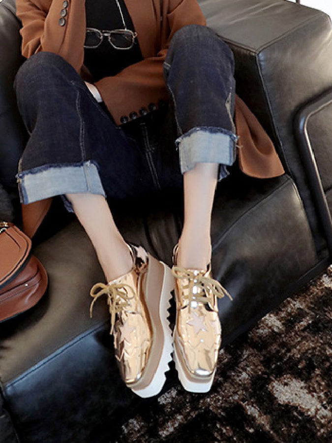 Star Lace-up Shoes X609
