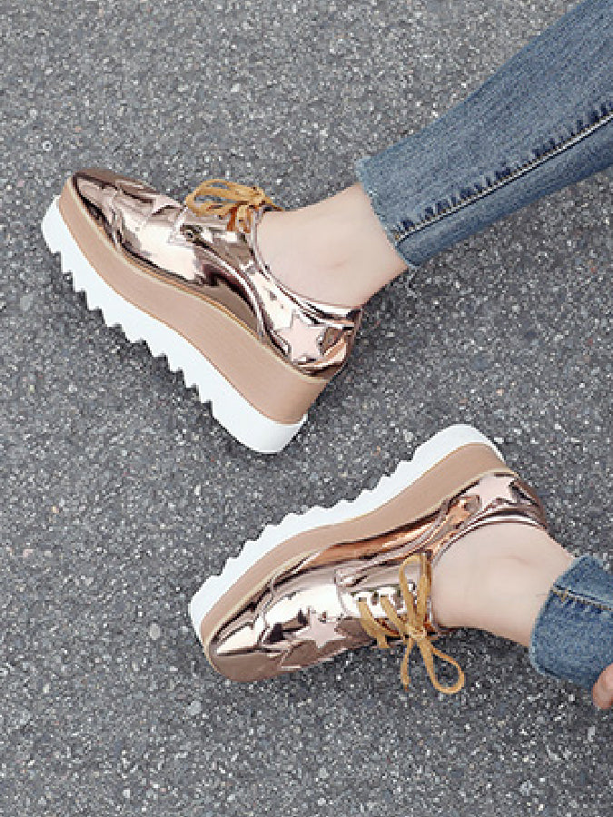 Star Lace-up Shoes X609