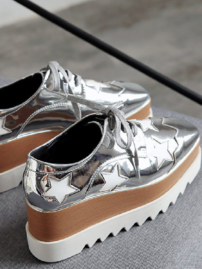 Star Lace-up Shoes X609