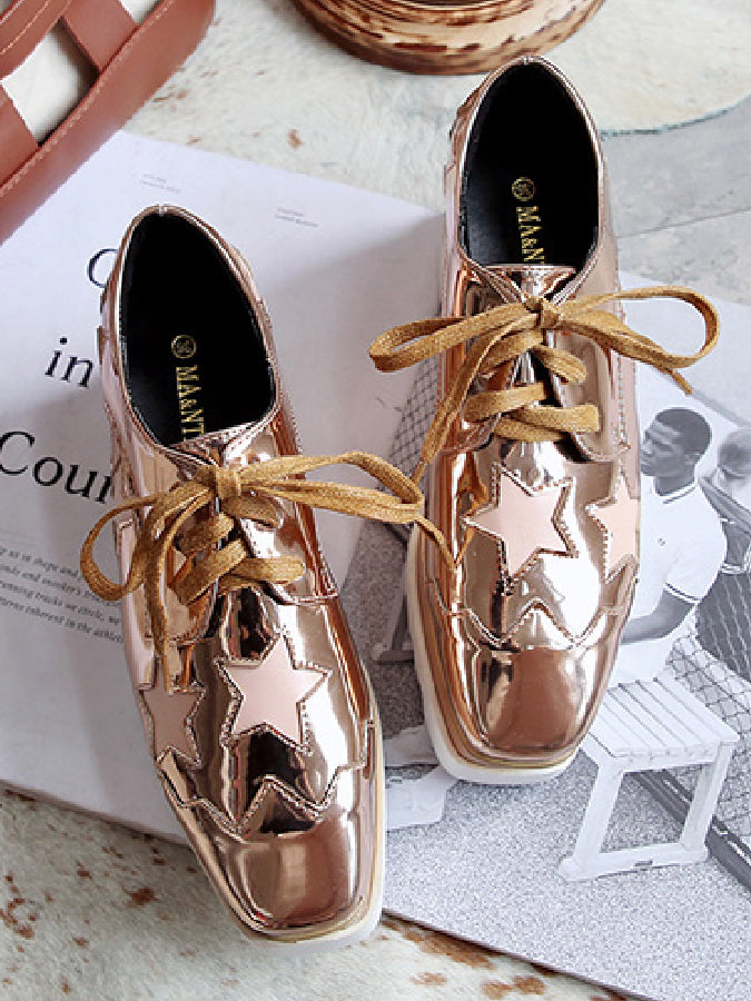 Star Lace-up Shoes X609