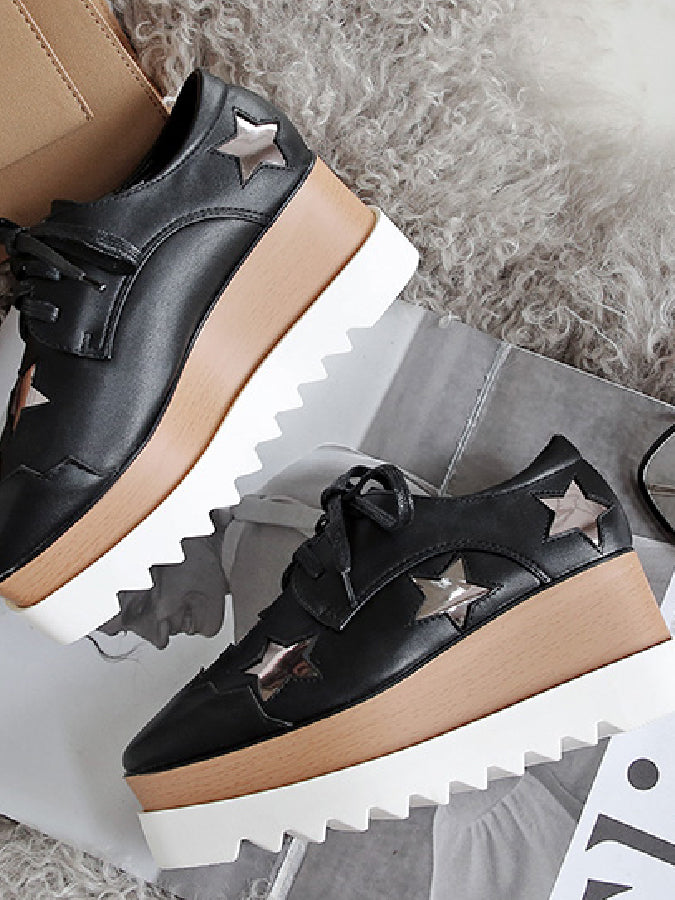 Star Lace-up Shoes X609