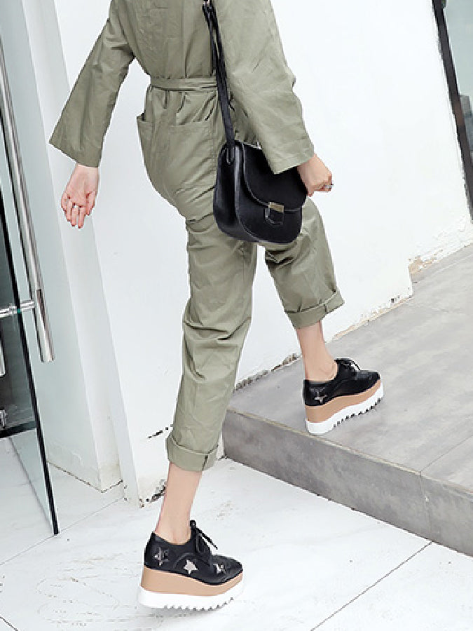 Star Lace-up Shoes X609