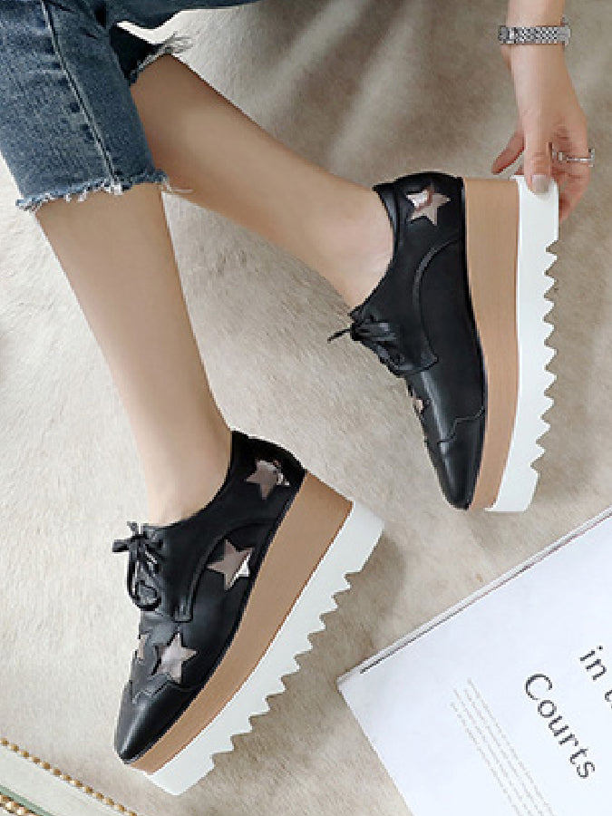 Star Lace-up Shoes X609