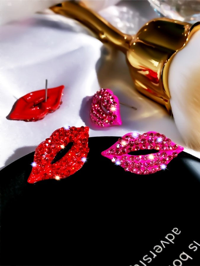 Lip Form Earrings X718