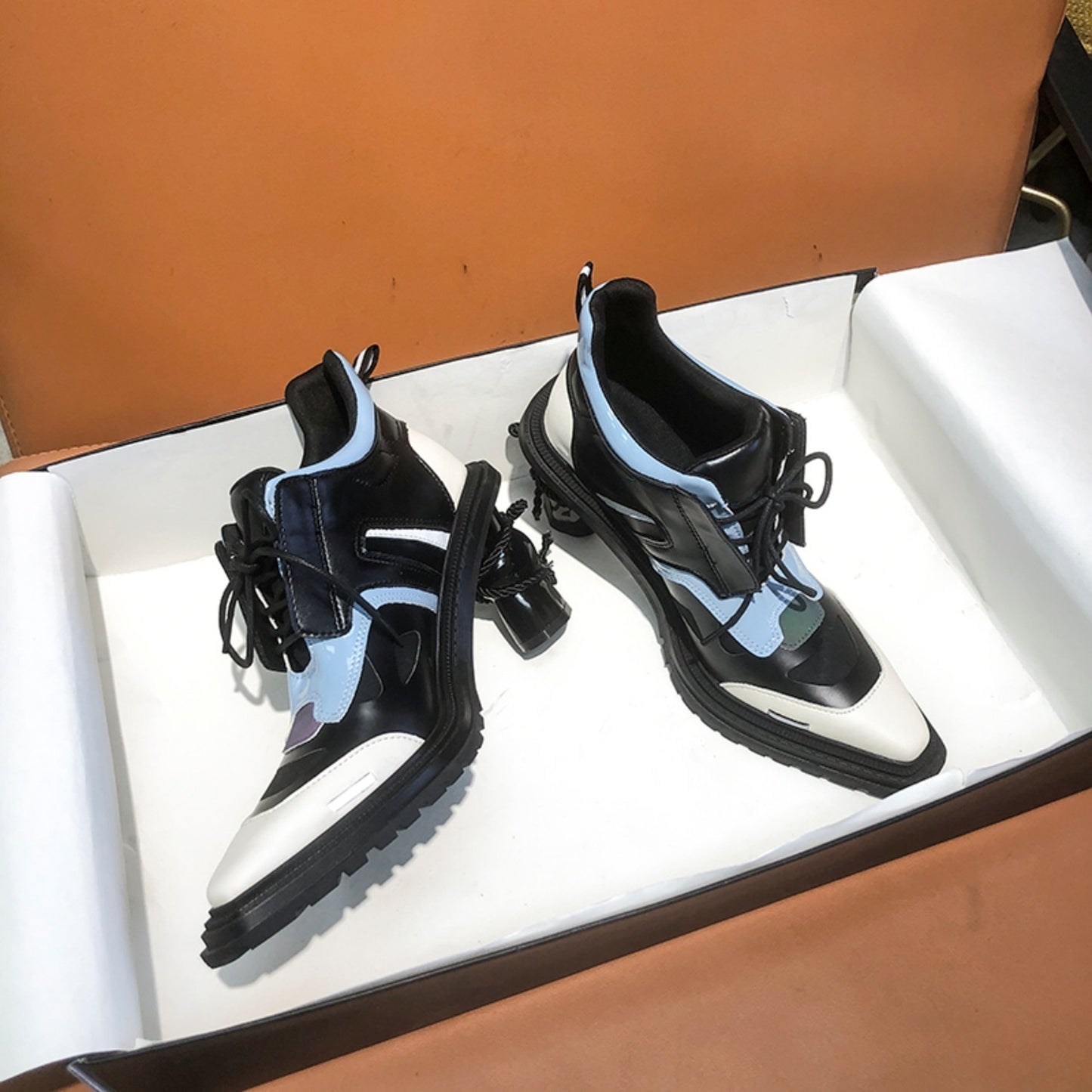 尖頭高跟皮鞋X033