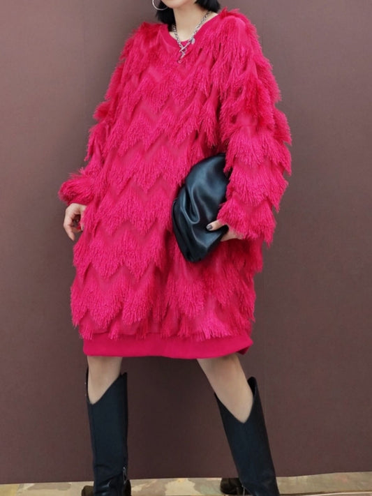 Gorgeous fur dress X2487