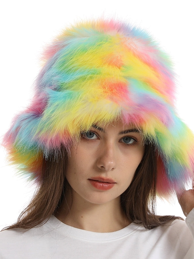 Fur touch multi-bucket hat X2498