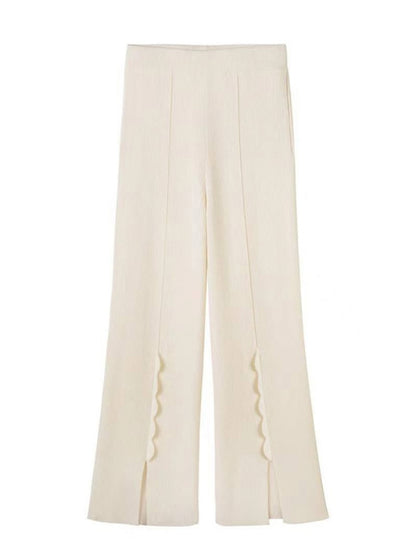 Front slit pants X2492