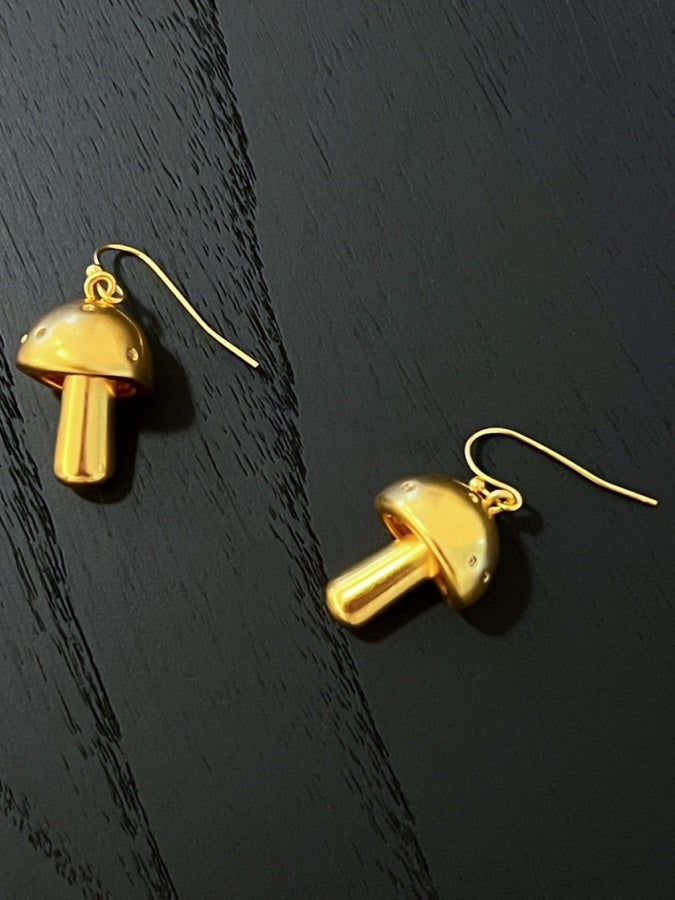 Mushroom motif earrings X2644