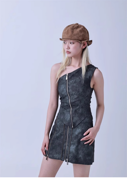 Retro Sculpted Brim Bucket Hat　X3438