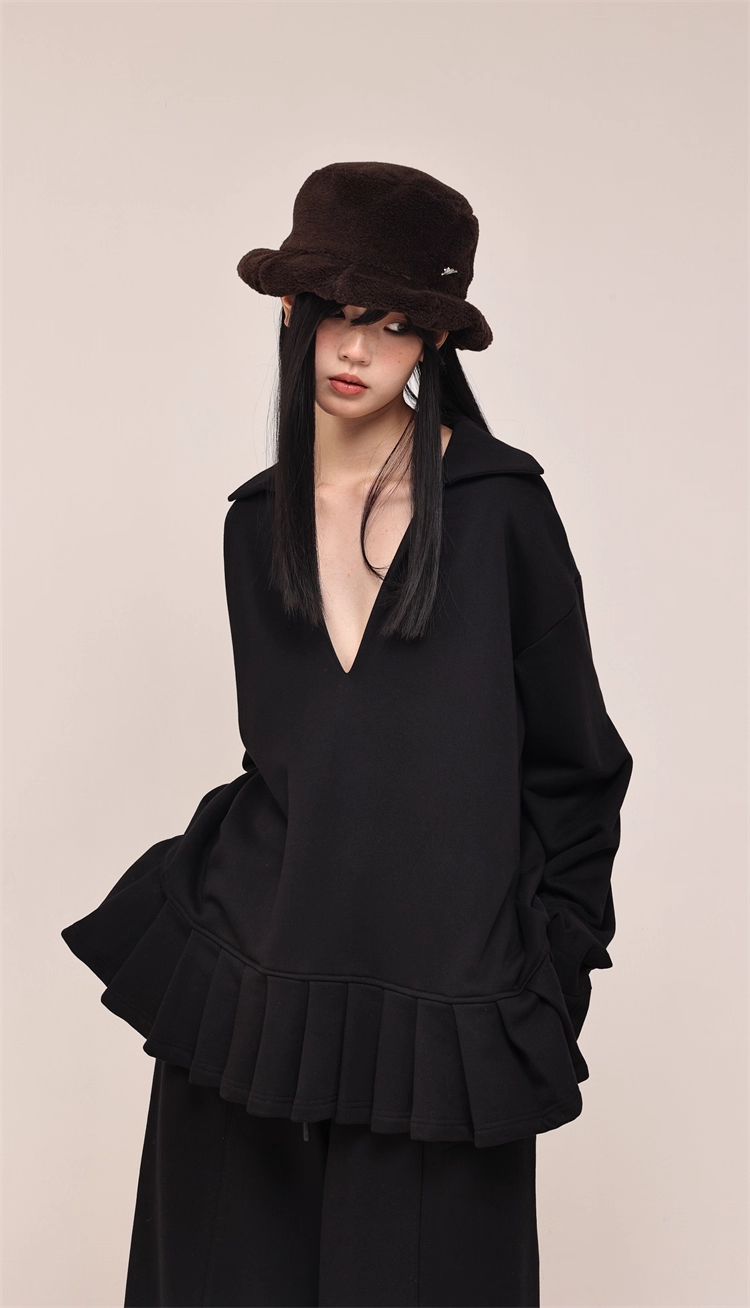 Fuzzy Warm Bucket Hat　X3434