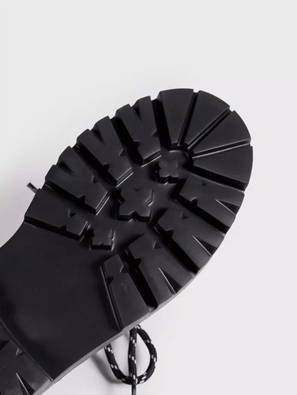 Platform Lace-Up Loafers　X3523