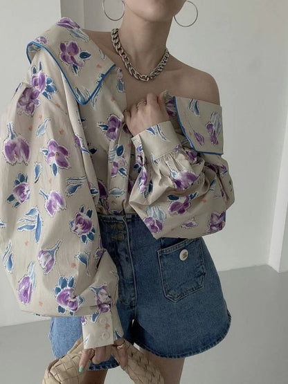 Elegance Floral Blouse X2685