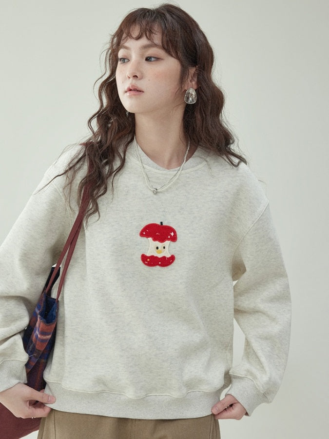 Apple Applique Pullover X2983