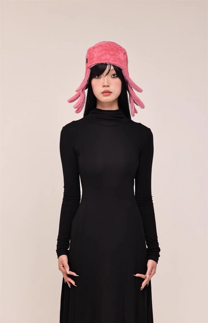 Barbie Pink Fur Ushanka Hat　X3436