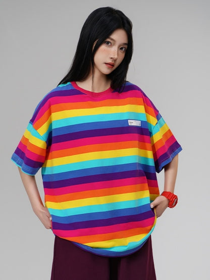 Vivid Border T-shirt X2728