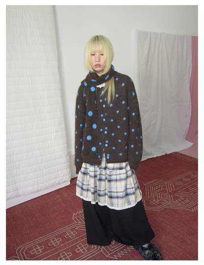 Green Colorblock Sweatshirt　X3419