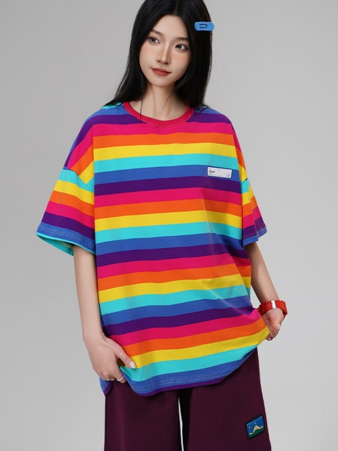 Vivid Border T-shirt X2728