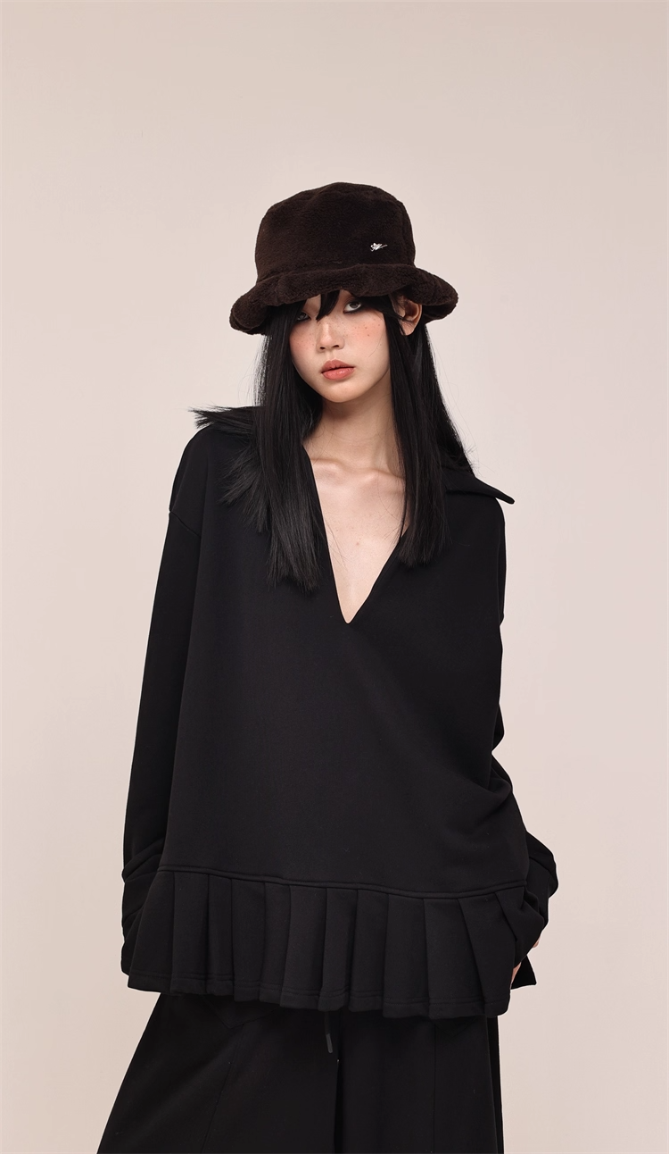 Fuzzy Warm Bucket Hat　X3434