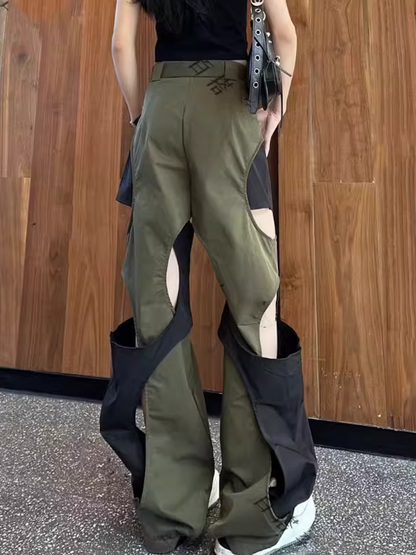 Distressed Cargo Pants X3295