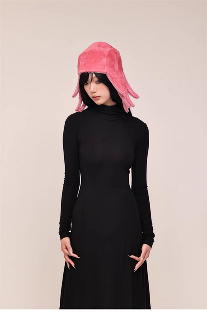 Barbie Pink Fur Ushanka Hat　X3436