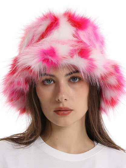 Fur touch multi-bucket hat X2498