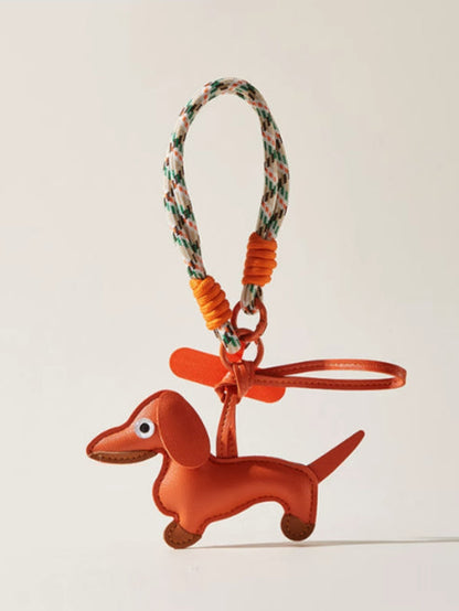 Puppy dachshund pendant charm　X3159