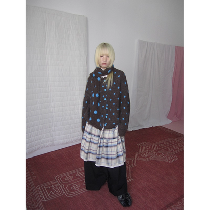 Green Colorblock Sweatshirt　X3419