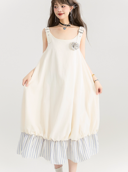 French Bubble Camisole Dress　X3297