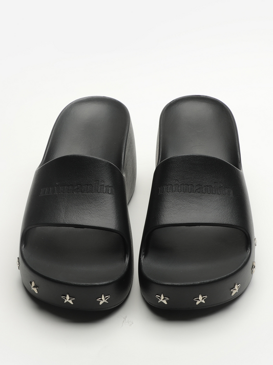 9cm High Heel Slide Sandals X3315
