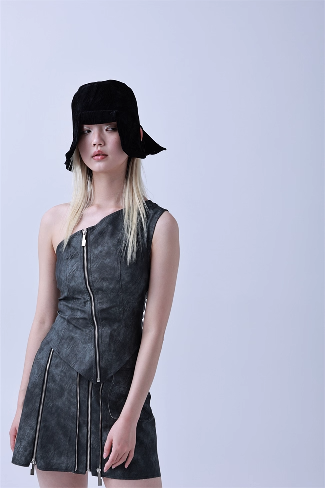 Petal-Shape Sculpted Bucket Hat　X3439