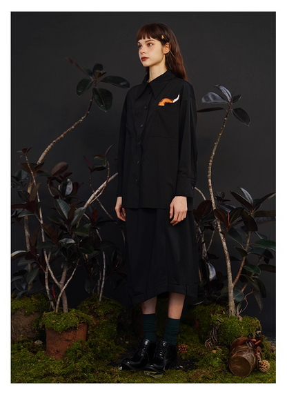 藝術刺繡男女通用襯衫 X3445