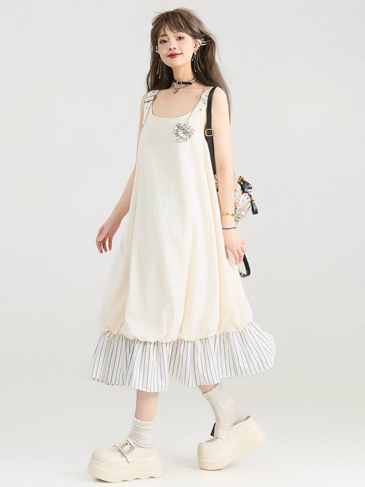 French Bubble Camisole Dress　X3297