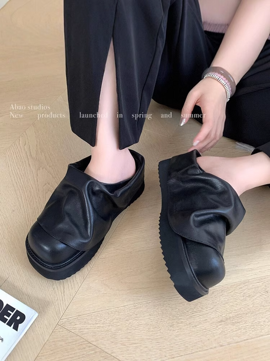 Platform Slip-On Mules X3326