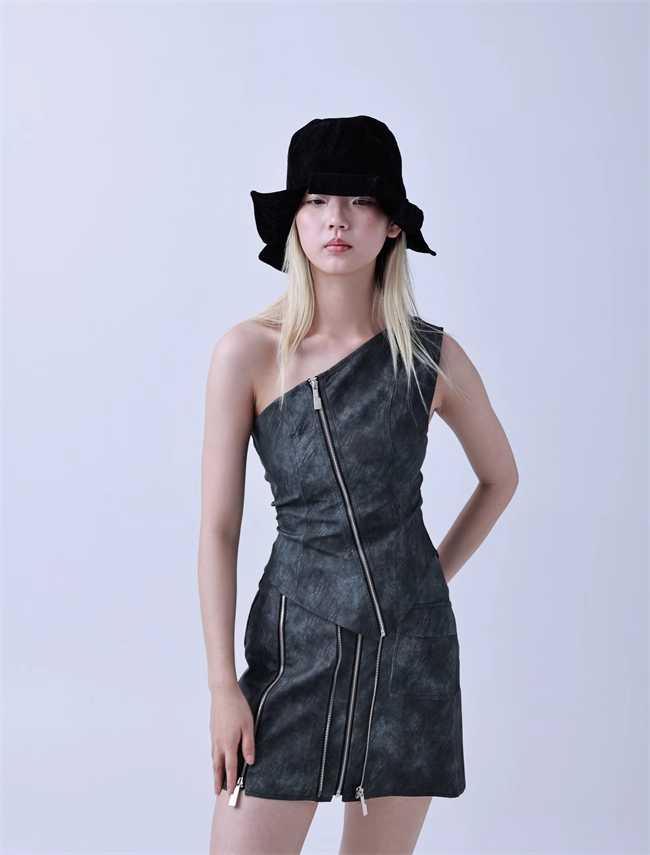 Petal-Shape Sculpted Bucket Hat　X3439