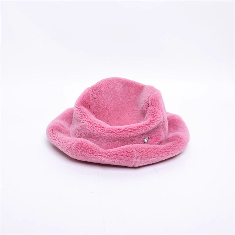 Fuzzy Warm Bucket Hat　X3434