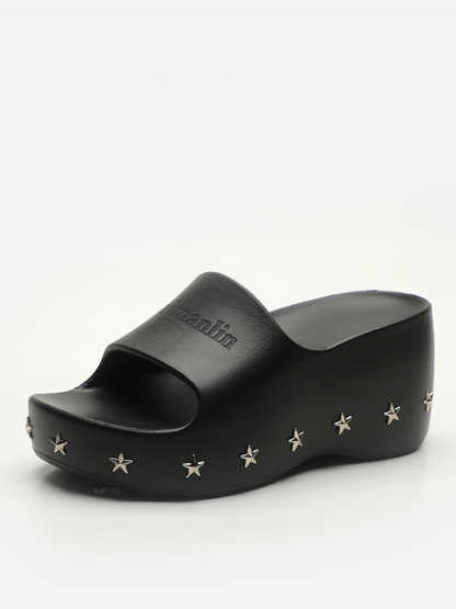9cm High Heel Slide Sandals　X3315