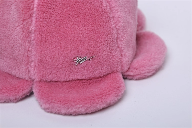 Fuzzy Flower Bucket Hat　X3433