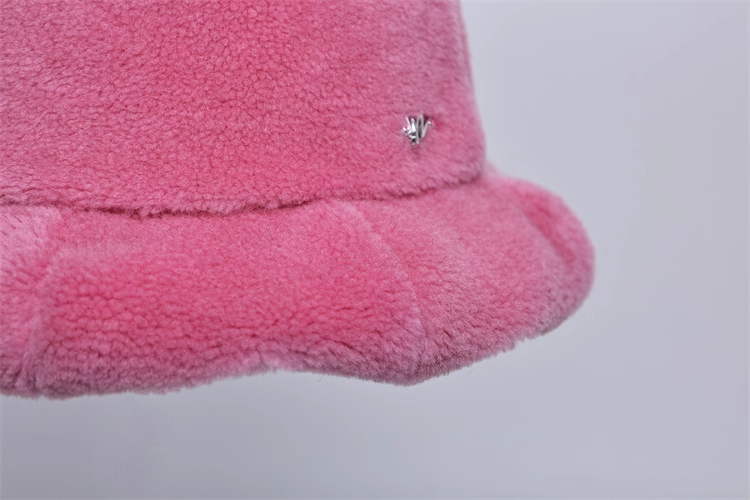 Fuzzy Warm Bucket Hat　X3434