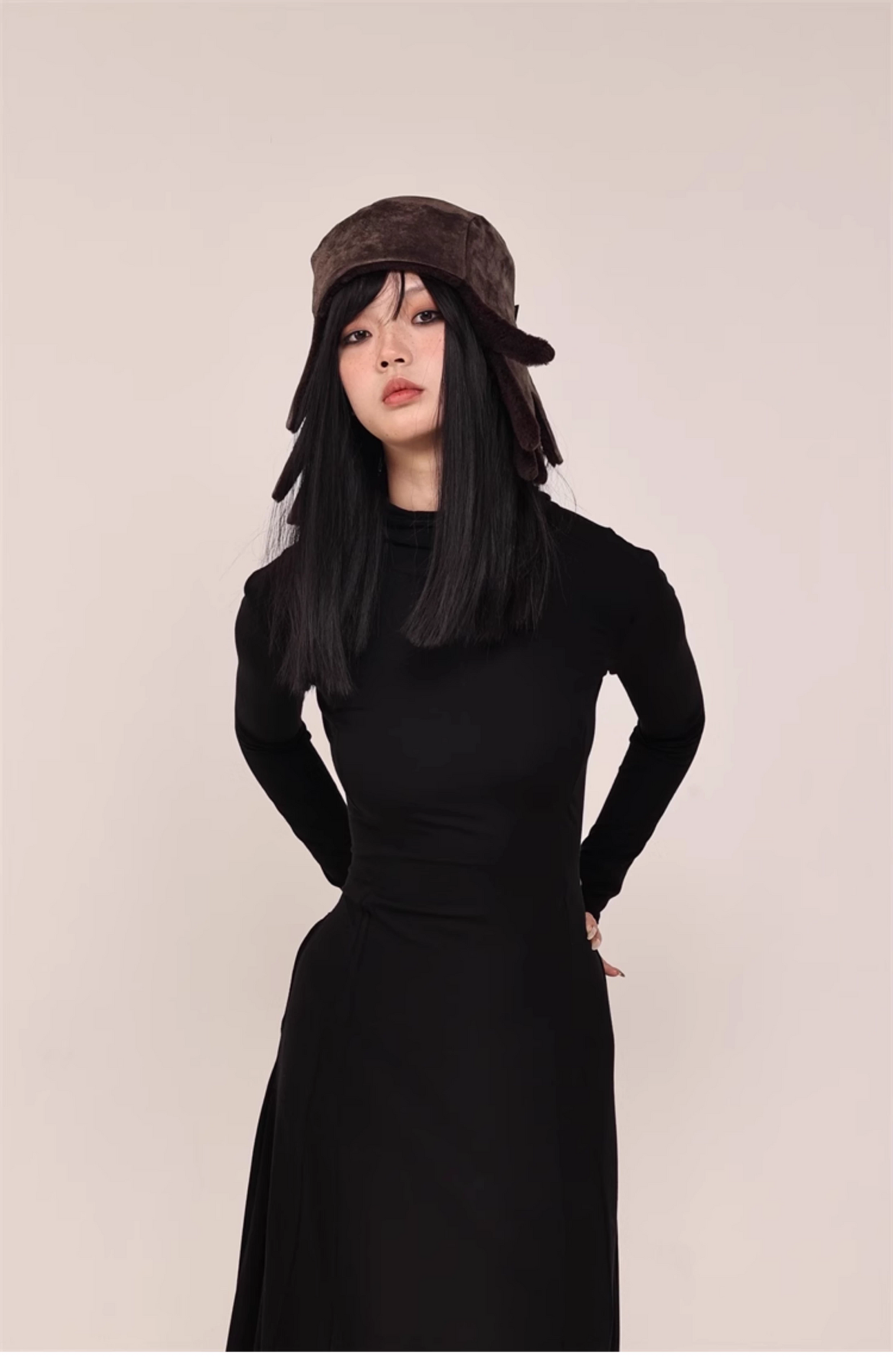 Barbie Pink Fur Ushanka Hat　X3436