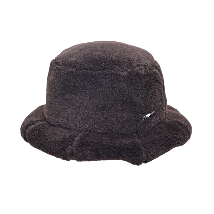 Fuzzy Warm Bucket Hat　X3434
