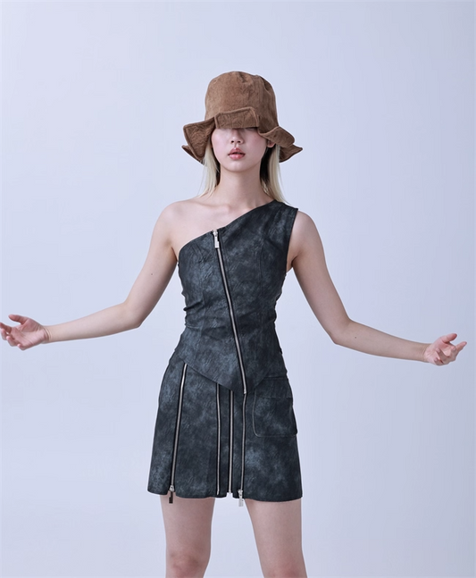 Petal-Shape Sculpted Bucket Hat　X3439